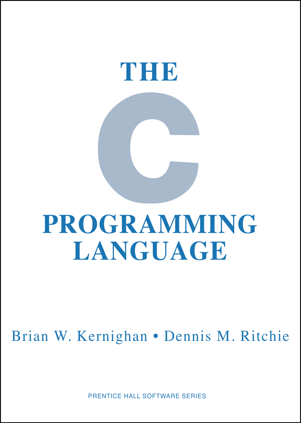 C, the programming language